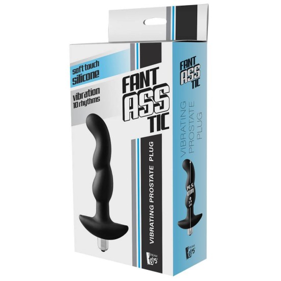 Δονητής Για Μασάζ Προστάτη - Fantasstic Vibrating Prostate Plug Black Sex Toys 