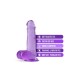 Ευλύγιστο Ρεαλιστικό Πέος - Rock N' Roll Realistic Dildo Purple 18cm Sex Toys 