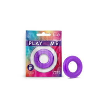 Ελαστικό Δαχτυλίδι Πέους - Play With Me Stretch C Ring Purple