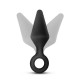 Σφήνα Σιλικόνης – Platinum Silicone Loop Plug Medium Black Sex Toys 