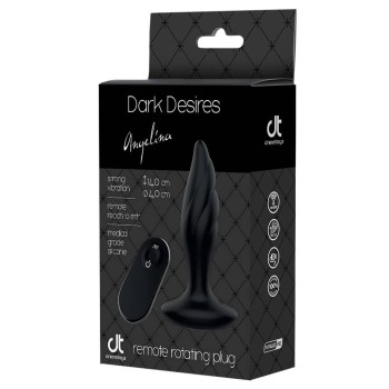 Ασύρματη Πρωκτική Σφήνα - Dark Desires Remote Vibrator Angelina