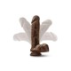 Μαλακό Και Ευλύγιστο Πέος - Dr. Skin Thick Posable Dildo Chocolate 23cm Sex Toys 