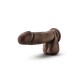 Μαλακό Και Ευλύγιστο Πέος - Dr. Skin Posable Dildo Chocolate 20cm Sex Toys 