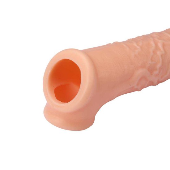 Κάλυμμα Επέκτασης Πέους  - Realstuff Penis Extender With Ball Strap Sex Toys 