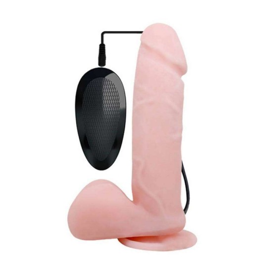 Oliver Realistic Vibrating Dildo Beige 20cm Sex Toys