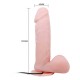 Ομοίωμα Πέους Με Δόνηση - Oliver Realistic Vibrating Dildo Beige 20cm Sex Toys 