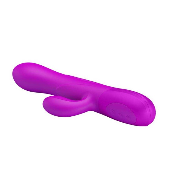Douglas Inflatable Rabbit Vibrator Purple Sex Toys