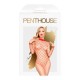 Διχτυωτό Αποκαλυπτικό Κορμάκι - Penthouse Fishnet Teddy Scandalous Red Ερωτικά Εσώρουχα 