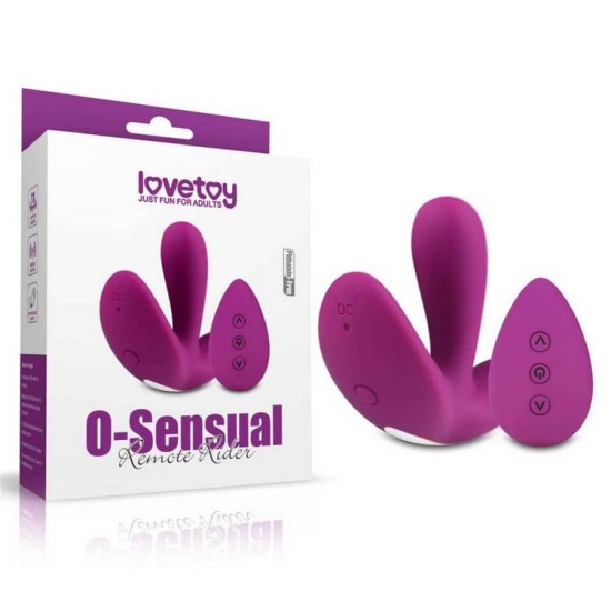 Lovetoy O Sensual Remote Rider Purple Sex Toys