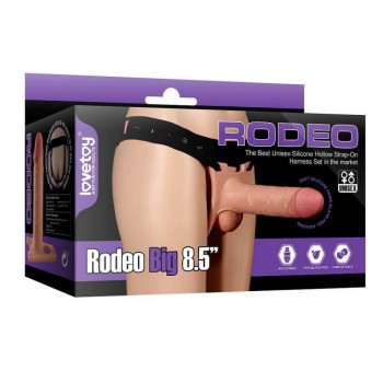 Rodeo Big Hollow Strap On Beige 21cm