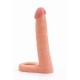 Ομοίωμα Πέους Για Διπλή Διείσδυση - The Ultra Soft Double Beige 16cm Sex Toys 