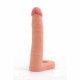 Ομοίωμα Πέους Για Διπλή Διείσδυση - The Ultra Soft Double Beige 16cm Sex Toys 