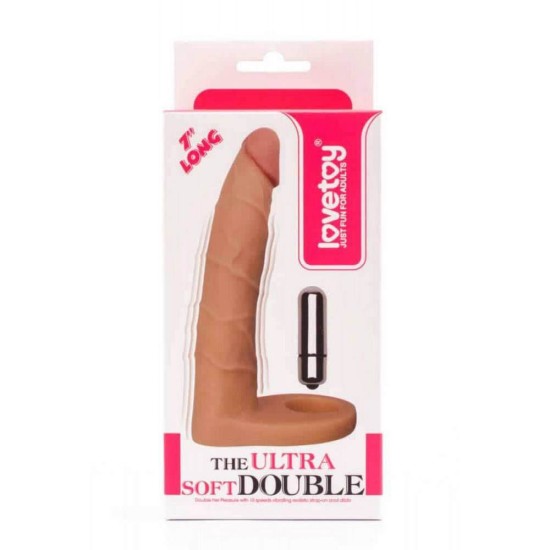Ομοίωμα Πέους Για Διπλή Διείσδυση Με Δόνηση- The Ultra Soft Double Vibrating 3 Sex Toys 