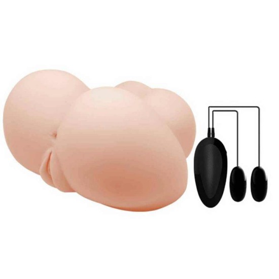 Γυναικείο Ομοίωμα Με Δόνηση - Realistic Vagina And Anal Busty Butt Sex Toys 