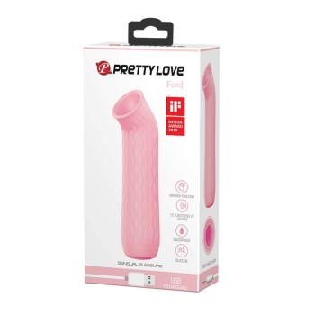 Ford Vibrator With Sucking Function Baby Pink