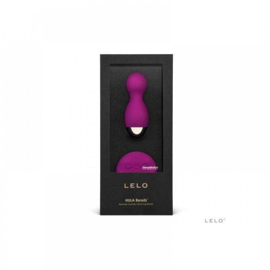 Ασύρματος Περιστρεφόμενος Δονητής - Lelo Hula Beads Deep Rose Sex Toys 