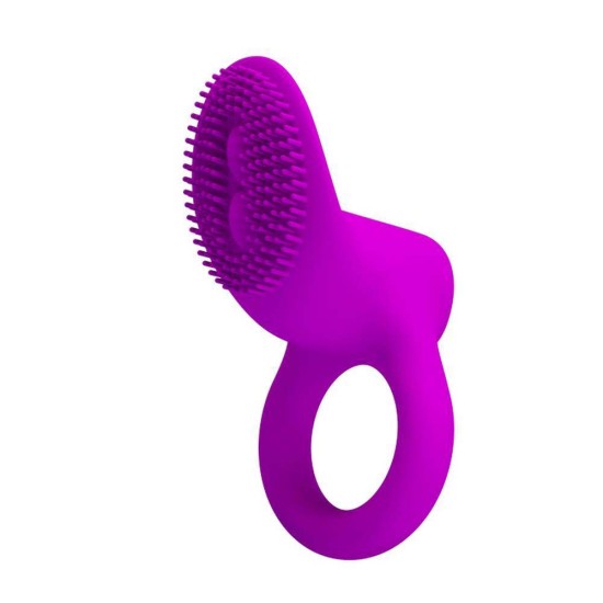 Δονούμενο Δαχτυλίδι Με Κουκκίδες - Cobra Vibe Ring Purple Sex Toys 