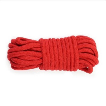 Βαμβακερό Φετιχιστικό Σχοινί - Fetish Bondage Rope Red