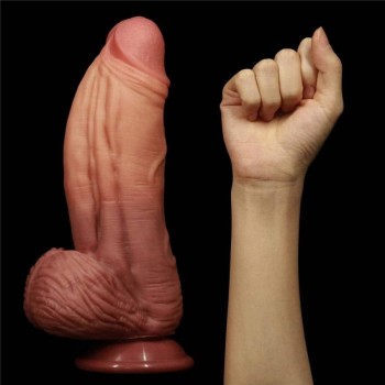 Dual Layered Silicone Nature Cock 25cm