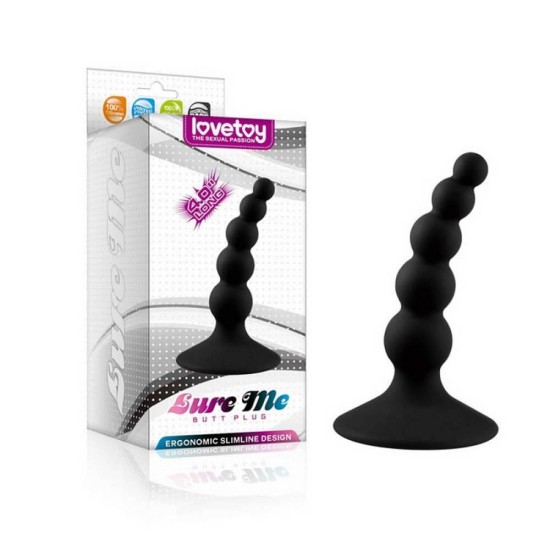 Lure Me Anal Stimulation Beads Black Sex Toys