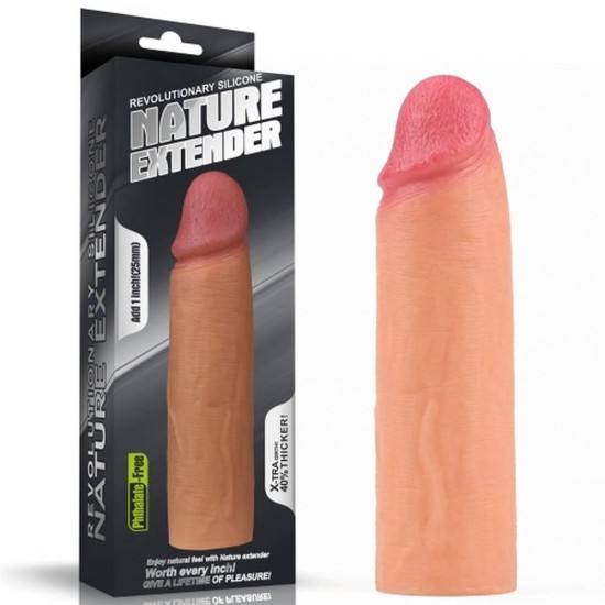 Κάλυμμα Πέους Σιλικόνης - Revolutionary Silicone Nature Extender No.1 Flesh Sex Toys 