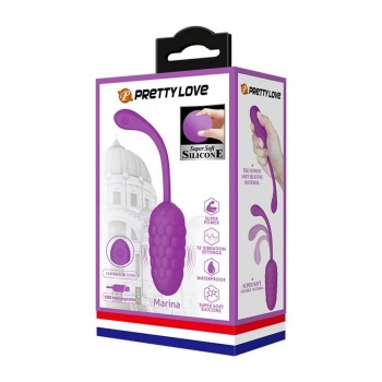 Marina Rechargeable Quilted Egg Purple