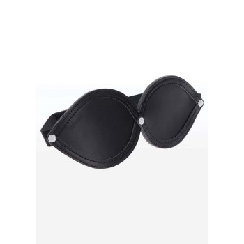 Δερμάτινη Φετιχιστική Μάσκα - Infinity Leather Blindfold Black