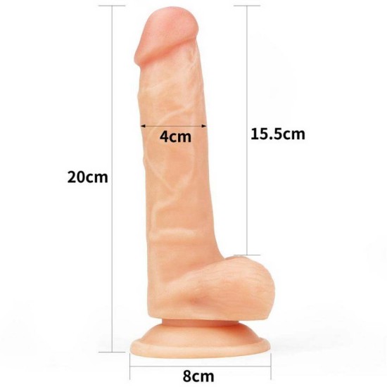 The Ultra Soft Dude Dildo 20cm Sex Toys