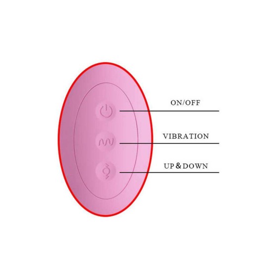Δονητής Με Κίνηση Πάνω Κάτω – Susie Rechargeable Thrusting Vibrator Pink Sex Toys 