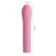 Κυρτός Δονητής Σημείου G - Atlas Silicone G Spot Vibrator Baby Pink Sex Toys 