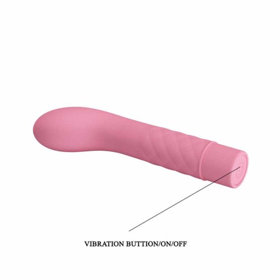 Atlas Silicone G Spot Vibrator Baby Pink Sex Toys