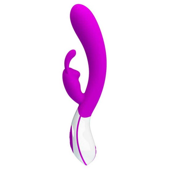 Επαναφορτιζόμενος Δονητής Κουνελάκι - Harlan Rechargeable Rabbit Vibrator Purple Sex Toys 