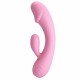 Ron Soft Silicone Rabbit Vibrator Baby Pink Sex Toys