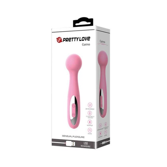 Cornelius Rechargeable Wand Vibrator Pink Sex Toys