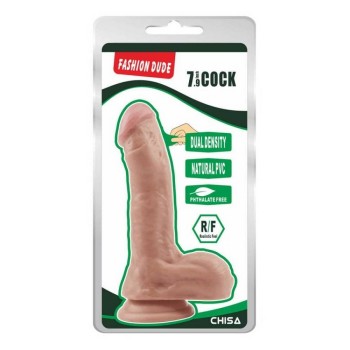 Μαλακό Και Ευλύγιστο Πέος - Fashion Dude Cock Beige 20cm