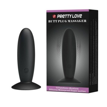 12 Functions Silicone Butt Plug Massager