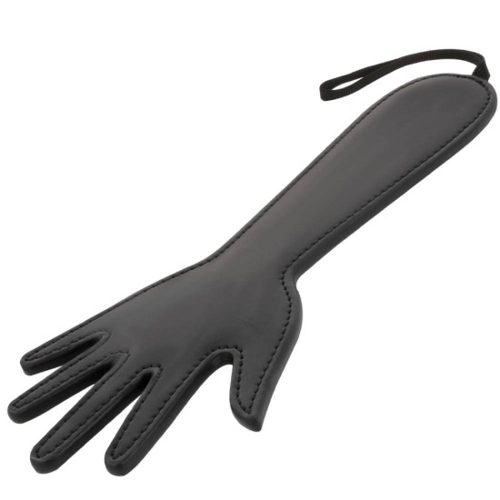 Darkness Fetish Black Paddle Hand Shape Fetish Toys 