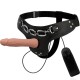 Ζώνη Με Δονούμενο Πέος - George Deluxe Strap On With Vibrating Dildo 19cm Sex Toys 