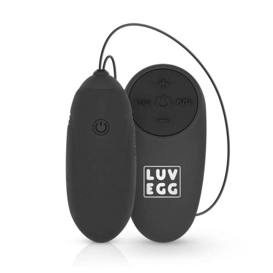 Ασύρματο Αυγό 10 Ταχυτήτων - Luv Egg Black 7cm Sex Toys 