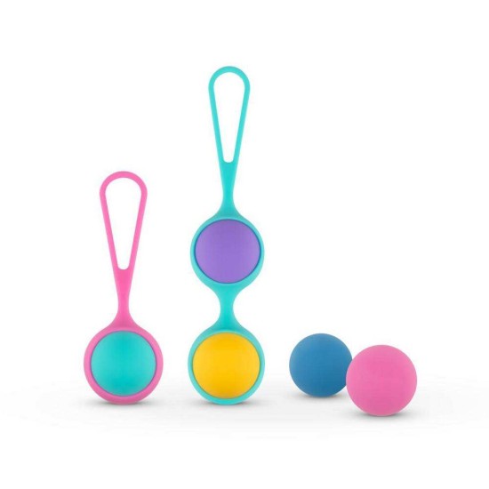 Κολπικές Μπάλες Σιλικόνης - Vita Silicone Kegel Ball Set Sex Toys 