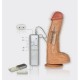 Ομοίωμα Πέους Με Δόνηση - Real Extreme Extra Girth Vibrating Dildo 22cm Sex Toys 