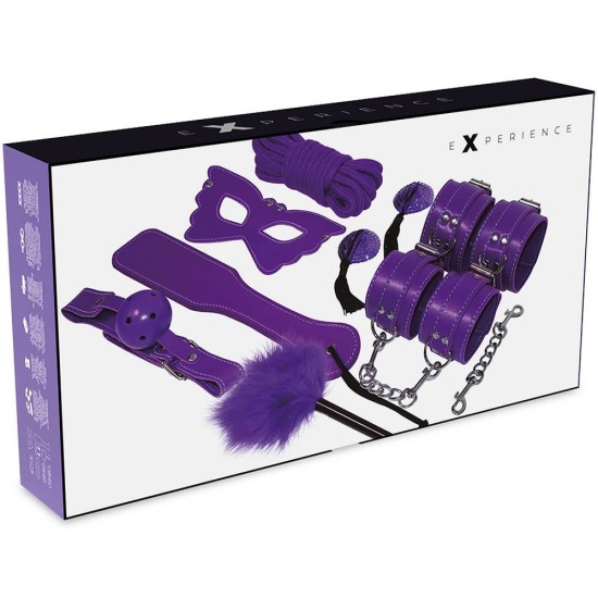 Σετ Με Φετιχιστικά Αξεσουάρ - Experience BDSM Fetish Kit Purple Series Fetish Toys 