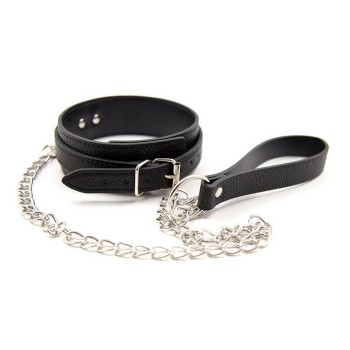 Snake Pattern Collar With Leash
