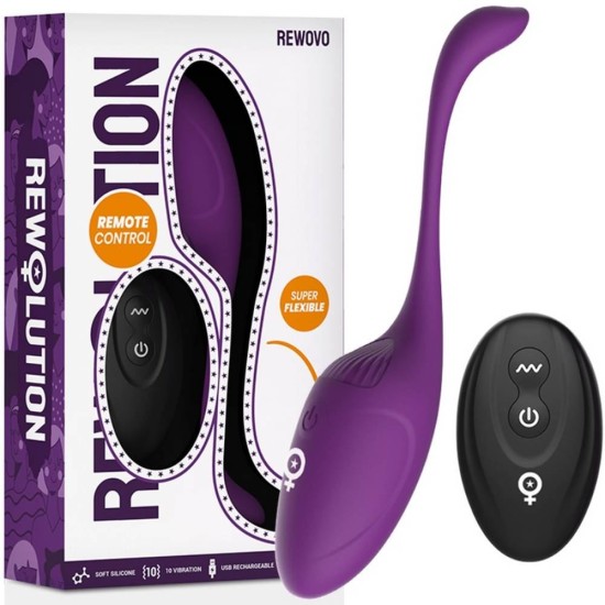 Ασύρματο Κολπικό Αυγό - Rewolution Rewovo Remote Control Vibrating Egg Sex Toys 