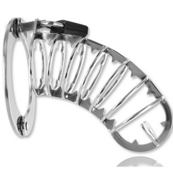 Metal Hard Spiked Chastity Cage 14cm
