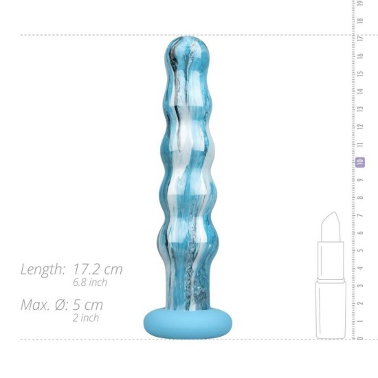 Γυάλινο Ομοίωμα - Gildo Ocean Flow Glass Dildo Sex Toys 