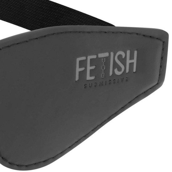 Δερμάτινη Ελαστική Μάσκα - Fetish Submissive Vegan Leather Mask Black Fetish Toys 