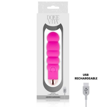 Rechargeable Vibrator Six Pink