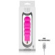 Επαναφορτιζόμενος Δονητής Με Ραβδώσεις - Rechargeable Vibrator Six Pink Sex Toys 
