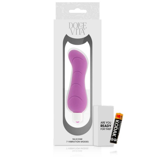 Μίνι Δονητής Σημείου G - Dolce Vita G Spot Silicone Vibrator Purple Sex Toys 